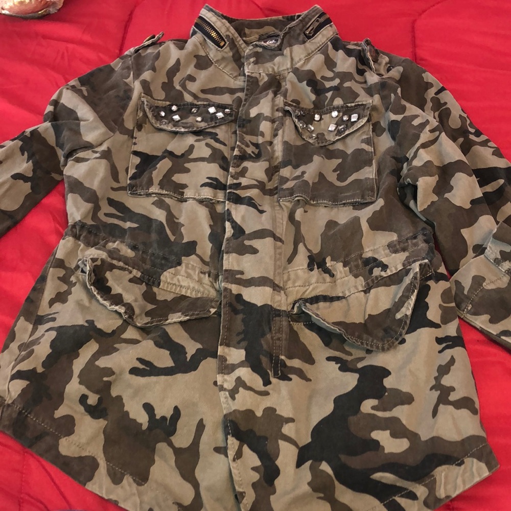 Olive green coat